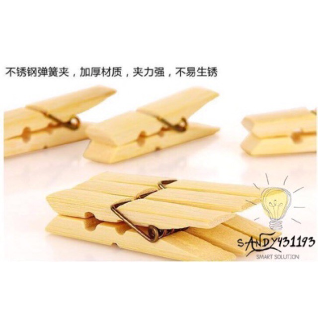 Móc Kẹp Gỗ Trúc, Móc Kẹp Quần Áo