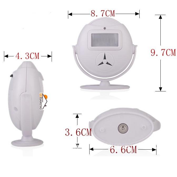 Chuông báo khách, báo trộm cảm biến hống ngoại BEILISI BLS-8G18