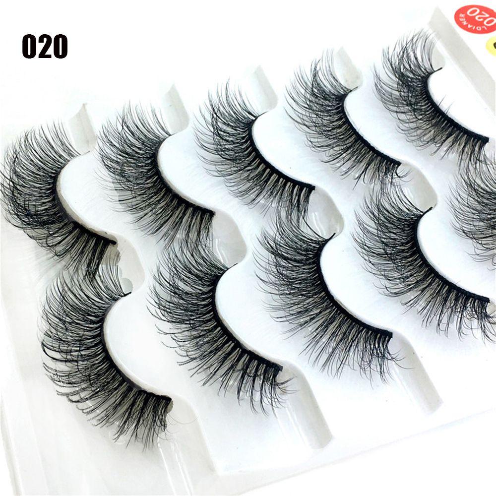Set 5 Cặp Lông Mi Giả 6D Thời Trang Dành Cho Nữ