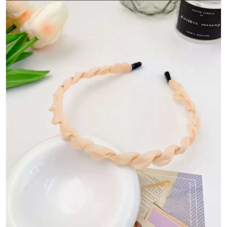 Cài tóc xoắn kết vải voan dễ thương nhẹ nhàng phong cách Hàn Quốc CT059 - Filibra Style