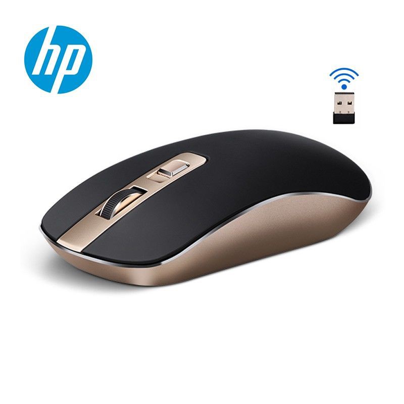 HP/HP metal wireless mouse silent silent desktop computer portable notebook all-in-one universal girl | BigBuy360 - bigbuy360.vn