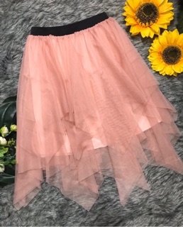 Chân váy chắp sole lưng thun ( sale 10.10)
