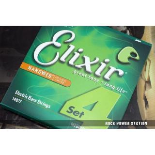 Set 4 dây đàn bass Elixir NANOWEB 14077