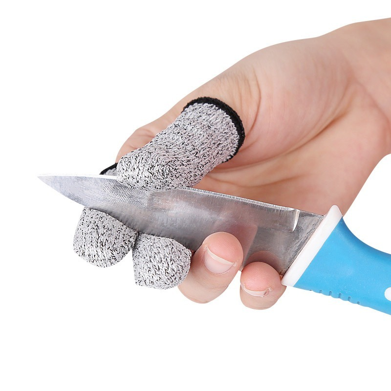 Set 2 Găng Tay Bảo Vệ Ngón Tay Chống Cắt Dùng Khi Làm Việc