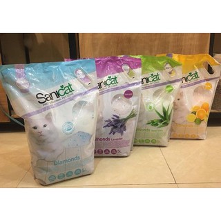 Cát thủy tinh cho mèo Sanicat 5 lít