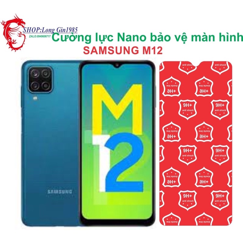 Samsung M12 Cường lực Nano chống va đập chống trầy xước