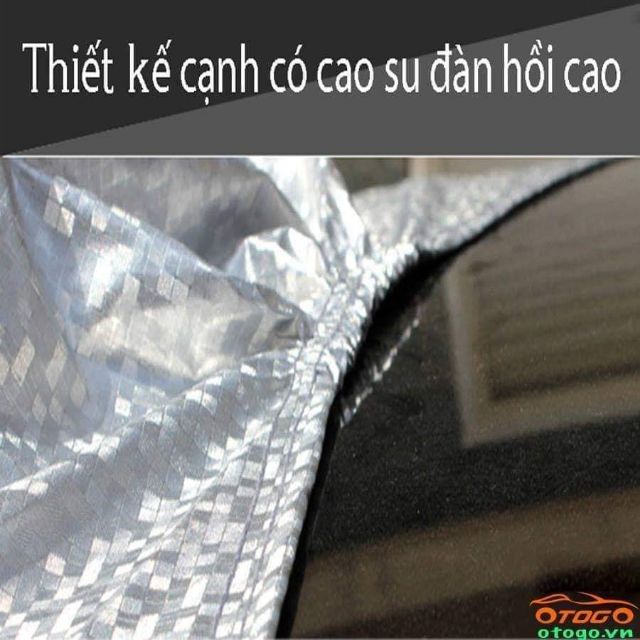 BẠT PHỦ Ô TÔ TRÁNG BẠC CAO CẤP  4 chỗ 7 CHỖ( có khóa kéo)