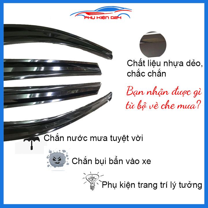 Vè mưa Carens 2006-2007-2008-2009-2010-2011-2012-2013-2014-2015 vè đen che mưa bảo vệ xe