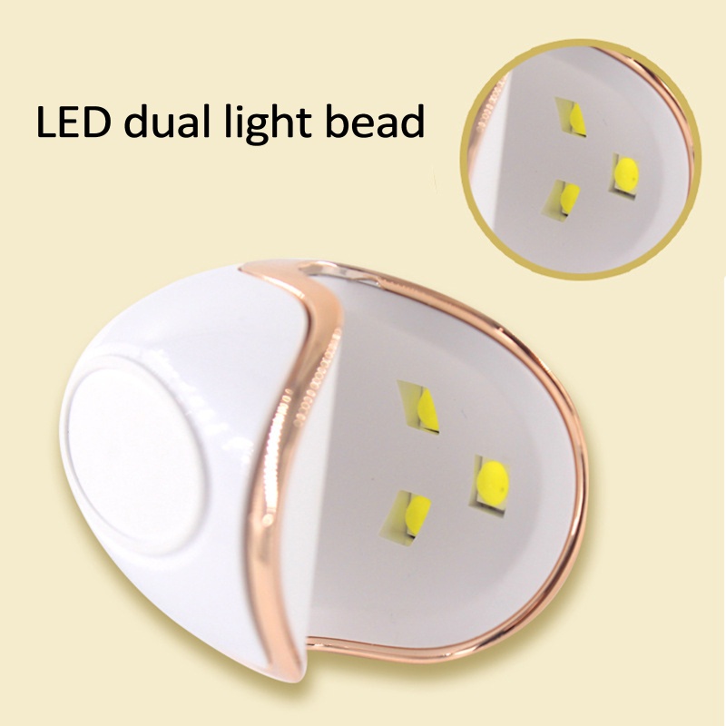 Set 6 Đèn LED Hong Khô Sơn Móng Tay Nhanh Chóng Dùng Cho Mọi Loại Móng