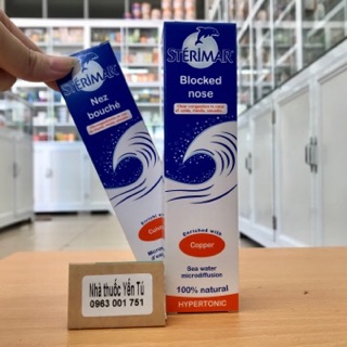 Xịt nước muối biển Sterimar Pháp