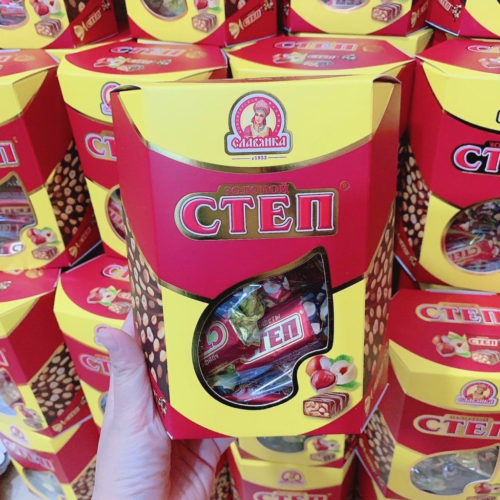 Kẹo socola hạnh nhân CTEN ĐỎ - MIX NGA 500G - 1KG