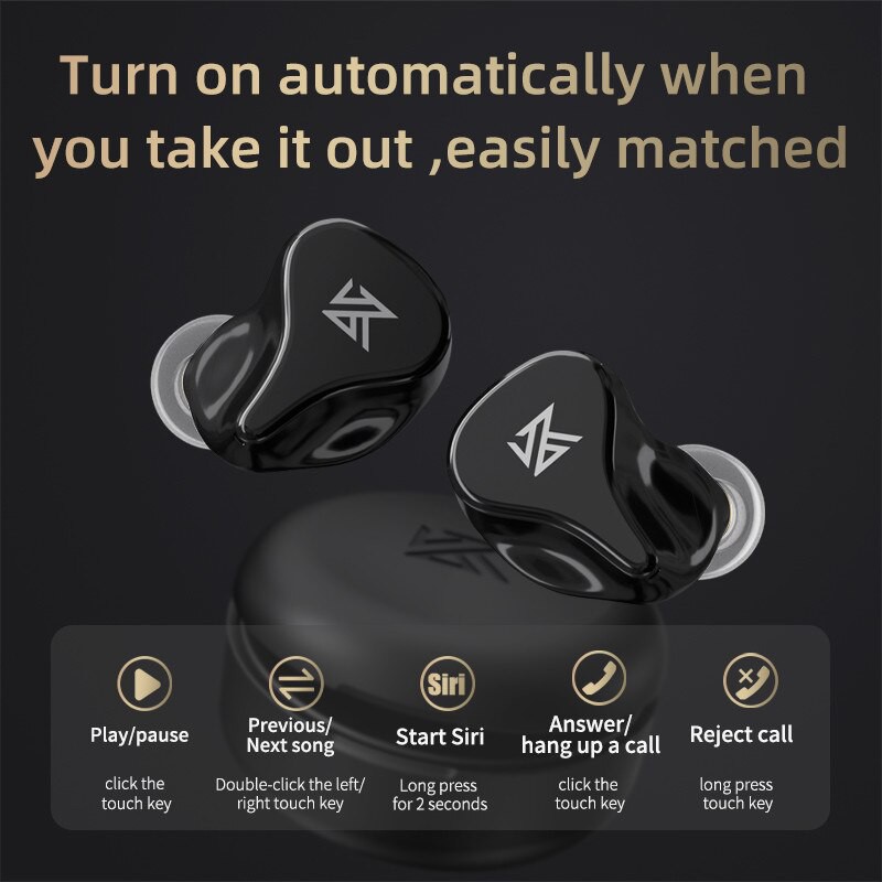 [Mã ELMS5 giảm 7% đơn 300K] Tai nghe TWS bluetooth 5.0 KZ Z1 Z1 Pro hỗ trợ game AAC điều khiển cảm ứng | BigBuy360 - bigbuy360.vn