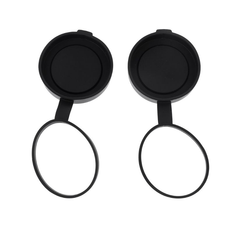 Bộ 2 nắp bảo vệ ống kính ống nhòm bằng cao su 42mm với đường kính ngoài 52-54mm