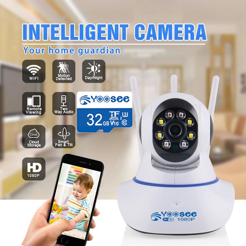 Camera ip yoosee Full HD 1080P - 2M/ Carecam 2.0MPX