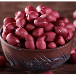 Lạc đỏ ấn độ 1kg hạt sống chưa rang nấu xôi ngon