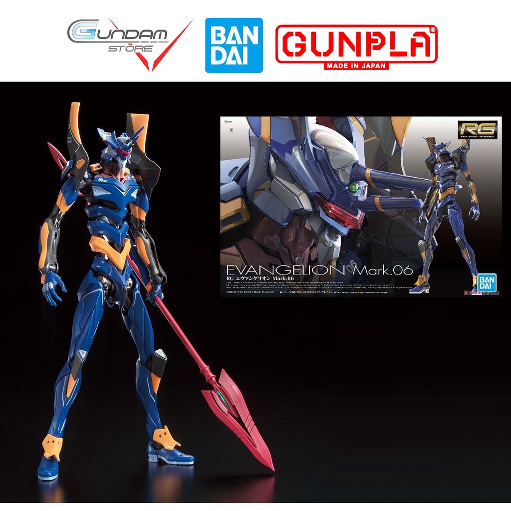 Mô Hình Lắp Ráp RG Evangelion Mark 06 EVA06 Bandai 1/144 Đồ Chơi Anime Nhật