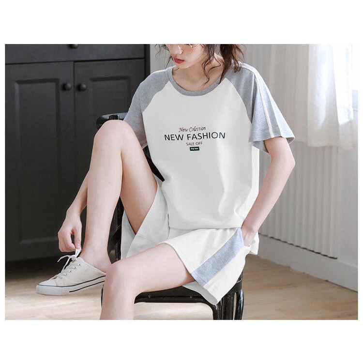 Set Đồ Thể Thao Gồm Áo Thun Tay Ngắn Và Quần Ngắn Thời Trang Cho Nữ
