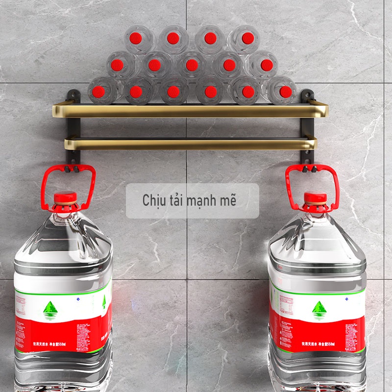 Giá treo khăn MEIDOO gắn tường bằng nhôm kim loại cao cấp tiện lợi