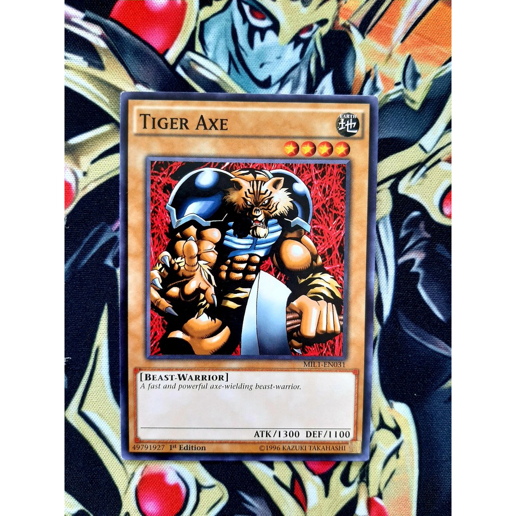 THẺ BÀI YUGIOH MINT 90 - Tiger Axe