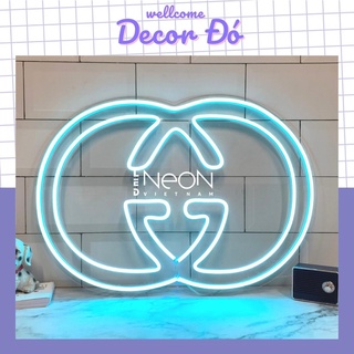 Đèn NeonSign | Logo Guci | Kích Thước 35x25cm | Quà Tặng Trang Trí Cực Chất , Siêu Sáng & Tiết Kiệm Điện Với Led 12v