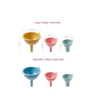 Bộ 3 phễu bằng silicone Lock&Lock CKT212S3