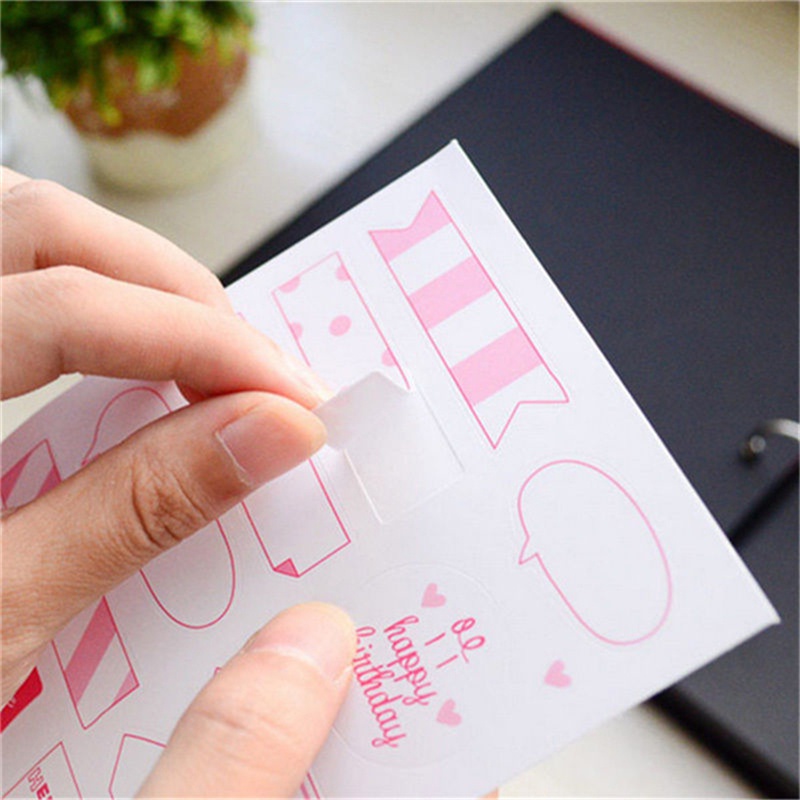 Set 6 Sticker Dán Trang Trí Sổ Tay Diy 3