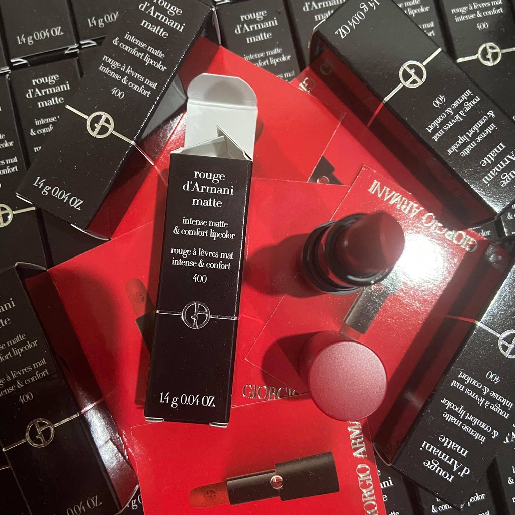 Son lì Giorgio Armani Rouge d’ Armani Matte màu 400 1.4g
