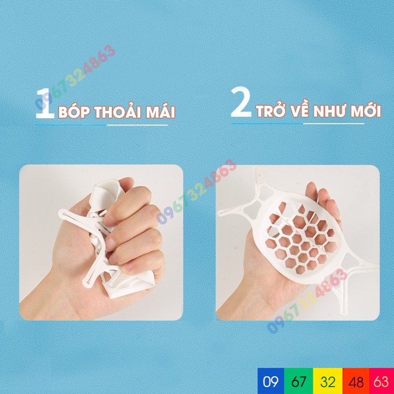 Khung Silicon 3D Lót Bên Trong Khẩu Trang Thoáng Khí Tiện Dụng