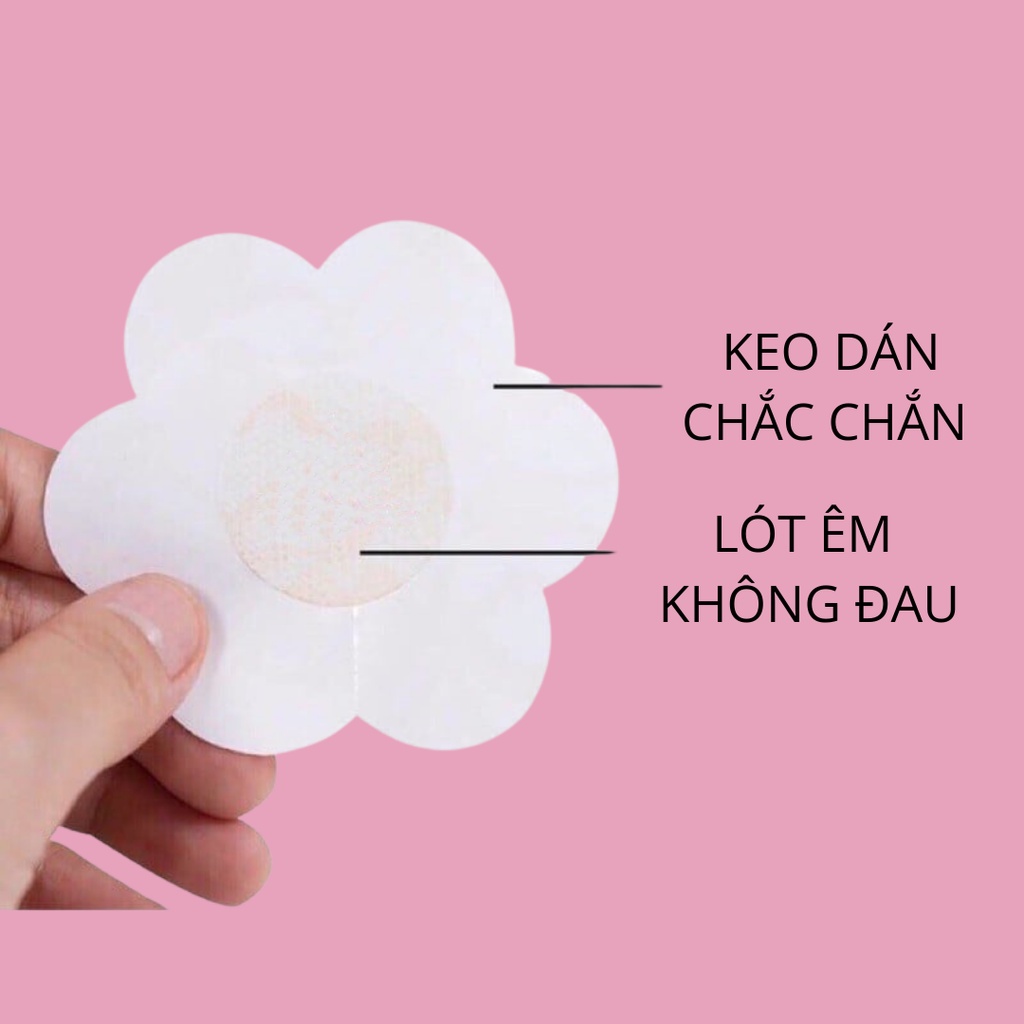 Miếng dán ngực giấy hình bông ren siêu dính loại 1 | BigBuy360 - bigbuy360.vn
