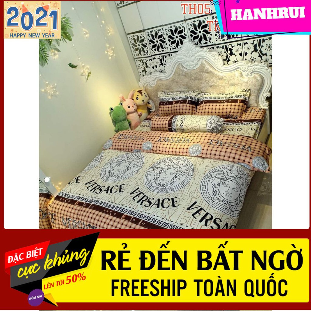 [Drap ga giường]Ga trải giường vải cotton poly mát rẻ nhất tp hcm-hanhrui G17