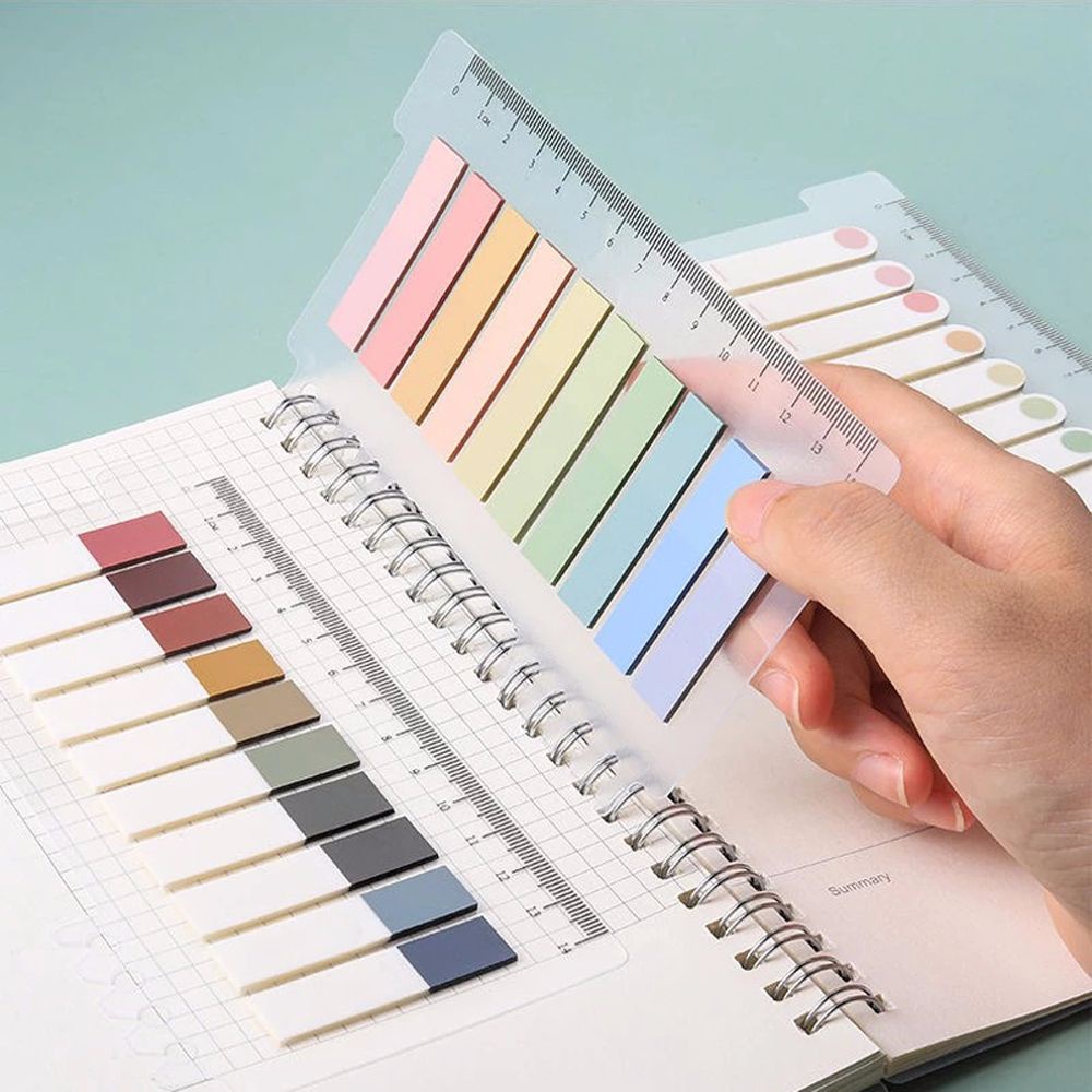 Set 200 Miếng Dán Ghi Chú Nhiều Màu Sắc Tiện Dụng