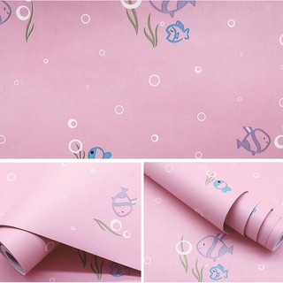 10m Giấy Dán Tường Decal Các Mẫu Hoạt Hình Đáng Yêu Đẹp Khổ 45cm - Cừu hồngvuivui store