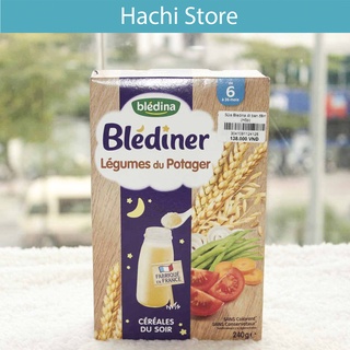 Bột lắc sữa Bledina Pháp vị Bích quy, Vani, Mật ong, socola, yến mạch - hộp 400gr