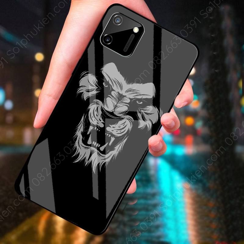 Ốp kính REALME C11 C11 2021 C21Y C20 mặt lưng ép kính chống bể nhiều mẫu đẹp
