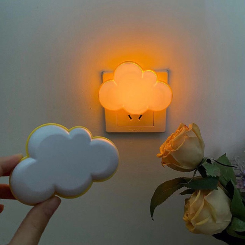 Đèn Ngủ LED Hình Đám Mây Trái Tim Sáng Tạo Dành Cho Trẻ Em