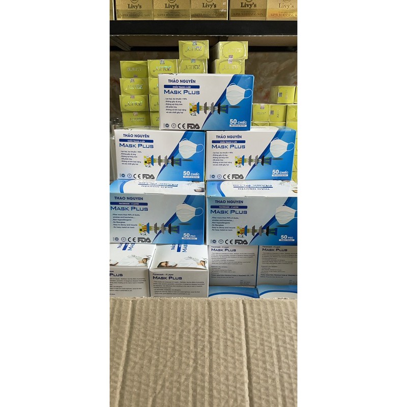 Thùng khâu trang 4 lớp 50 hộp | BigBuy360 - bigbuy360.vn