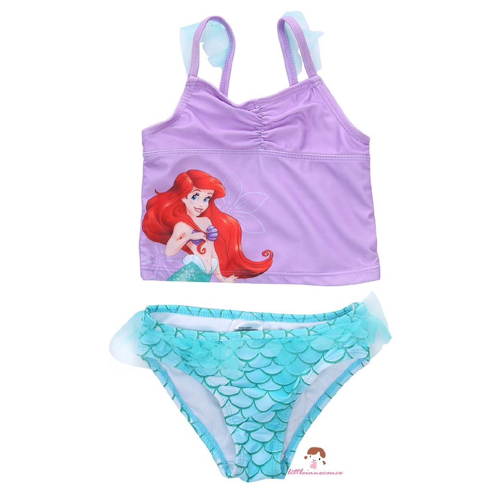 ❤XZQ-2-6Y Kids Girl Mermaid Bikini Tankini Set Swimwear Swimsuit Swimming Bathing Suit