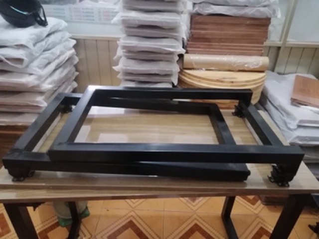 Bàn làm việc, bàn học, bàn ăn gấp gọn {GIÁ TẠI XƯỞNG} chân sắt gỗ MDF (50*100 cao 75cm) | BigBuy360 - bigbuy360.vn