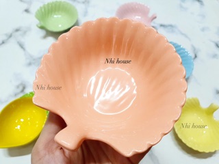 Dĩa sứ hình Con Sò Điệp