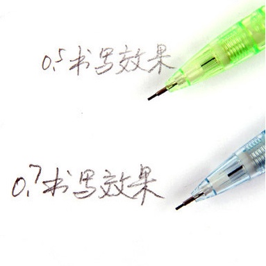 Bút Chì Bấm Tự Động Trong Suốt Ngòi 0.5mm 0.7mm 2B