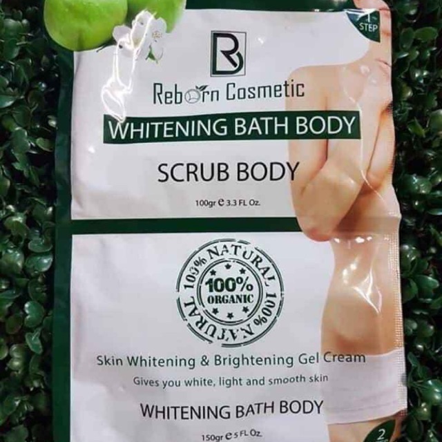 Tắm trắng men táo REBORN COSMESTIC