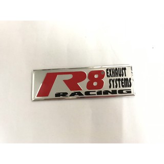 Tem R8 racing nhôm dành cho xe máy