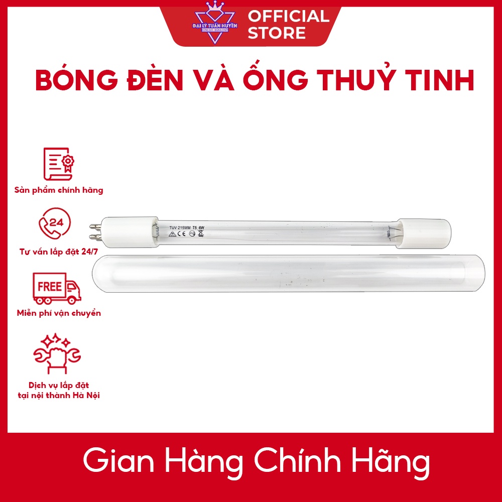 Đèn UV diệt khuẩn Karofi 6W - Dùng cho máy lọc nước RO