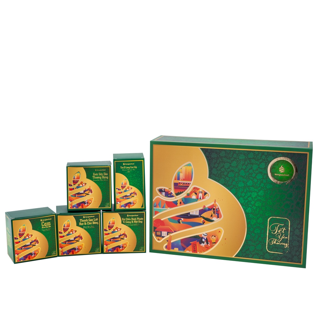 Bộ Quà Tết 2022 Bình An Nông Lâm Food – Nonglamfood – Mi Sa NOLA549 quà tặng biếu Tết cao cấp, sang trọng cho người thân | BigBuy360 - bigbuy360.vn
