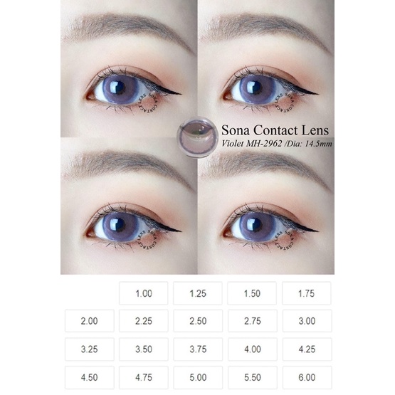 LENS MÀU ĐỦ ĐỘ