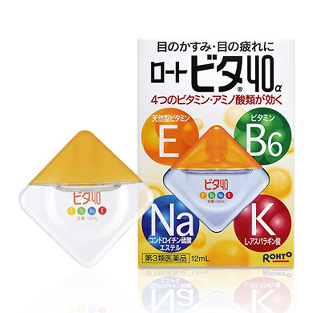 Nhỏ mắt ROHTO Nhật Bản Bổ Sung Vitamin và dưỡng chất giúp mắt khỏe giảm khô nhức mỏi mắt - Lọ 12ml