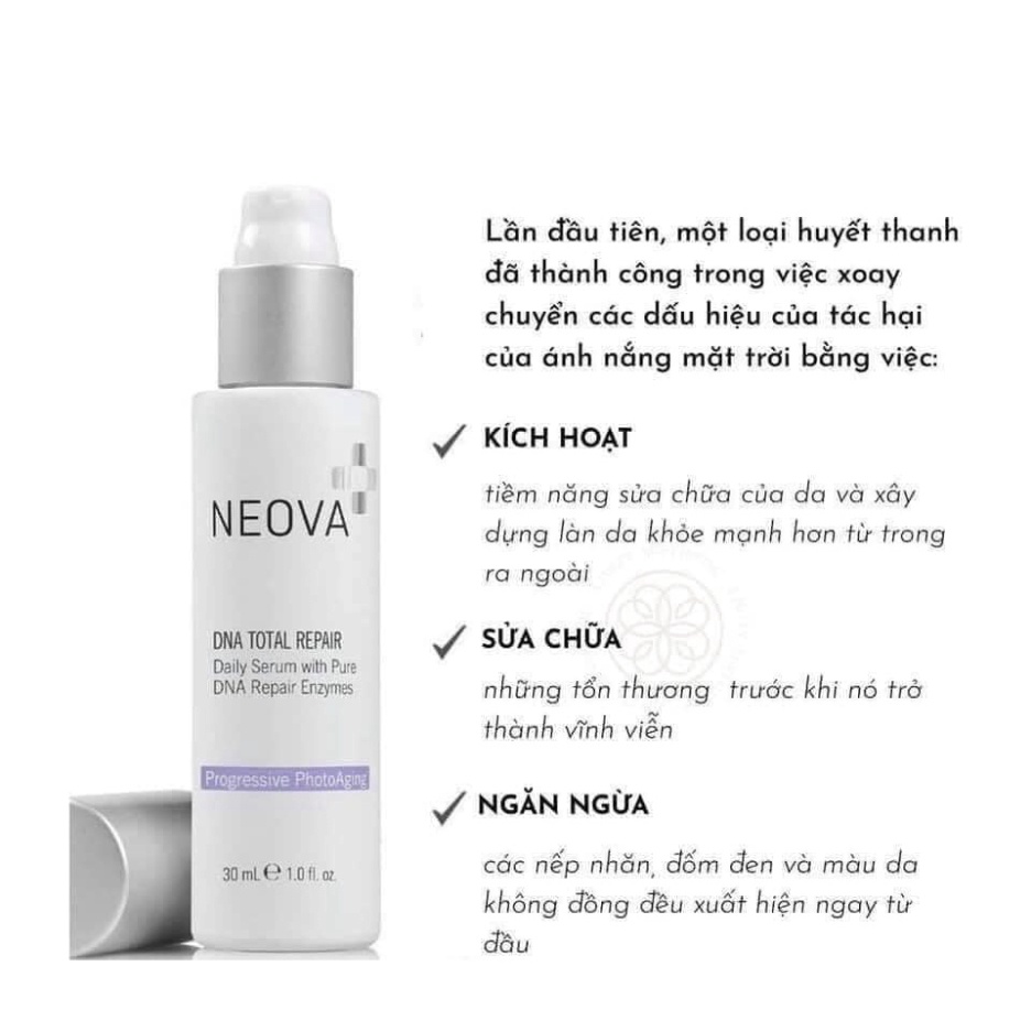 Serum Neova DNA Total Repair - TINH CHẤT TÁI TẠO, PHỤC HÔI VÀ CHỐNG LÃO HÓA DA 30ML - nhuquynhdart