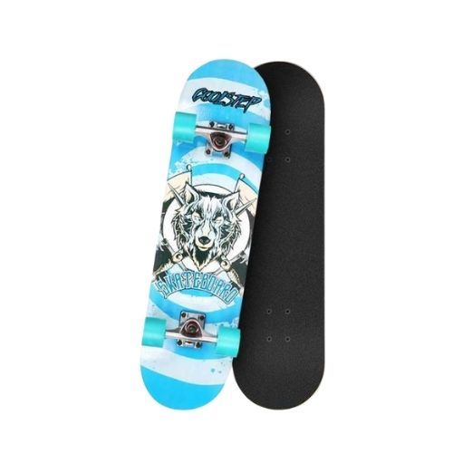 Ván trượt Cougar-Skateboard 1024 Họa Tiết Sói, Gỗ Ép Chịu Lực Cao, Chất Liệu Cao Cấp Đảm Bảo An Toàn Khi Chơi