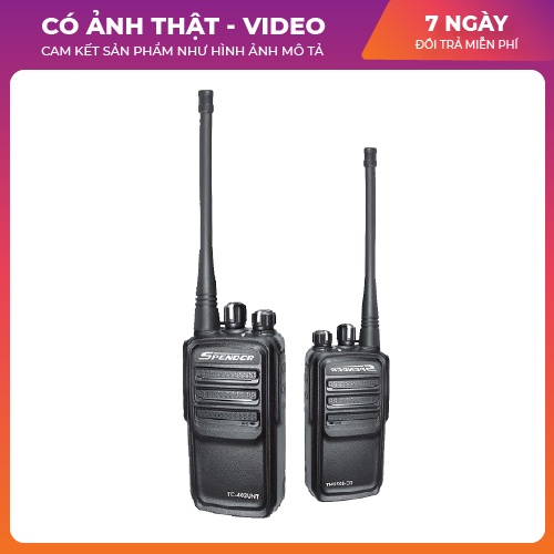Bộ đàm Spender TC-402 UNT hàng chính hãng, Made in ThaiLand - Công suất phát 5W, bảo hành 24 Tháng