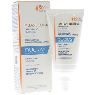 Kem chống nắng Ducray Melascreen UV SPF 50+ Light Cream Dry Touch Sunscreen 40 ml
